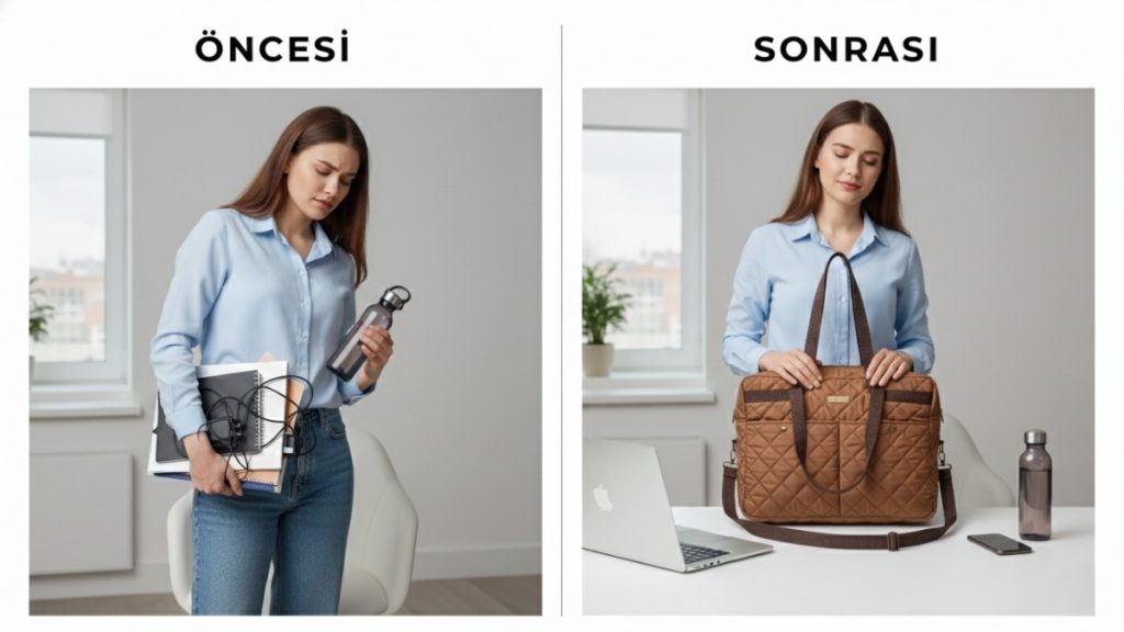 Muyesse Tote Organizer Çanta